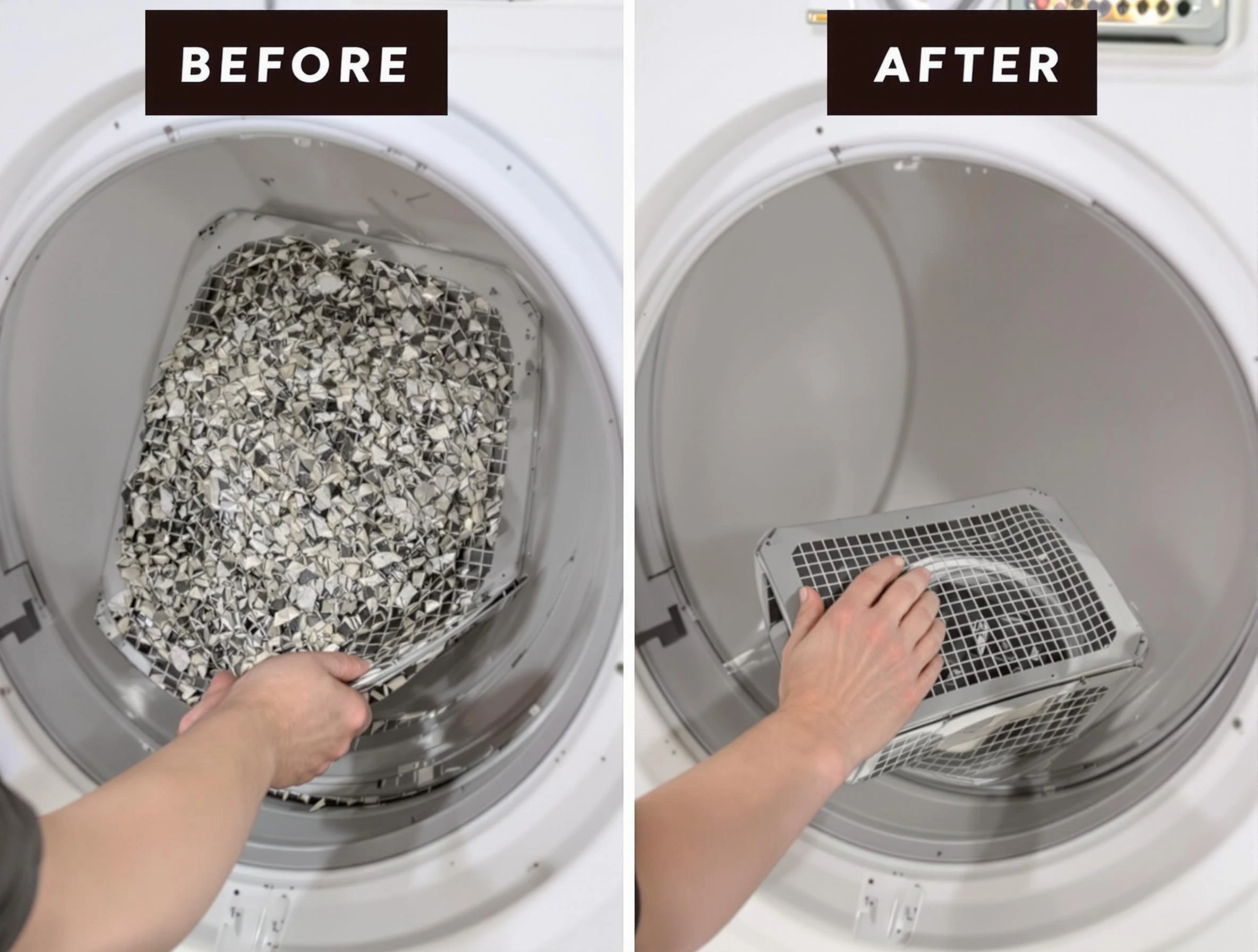Professional lint trap cleaning by Canton Dryer Vent Cleaning in Canton